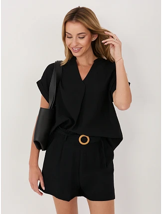 Blúzka D60103M11235B4 čierna