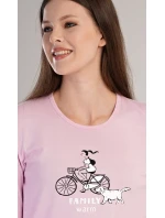 Dámske pyžamo s dlhými nohavicami – Dievča na bicykli Dámske pyžamo s dlhými nohavicami – Dievča na bicykli