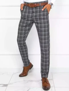 Pánske tmavosivé nohavice FashionStreet UX3789