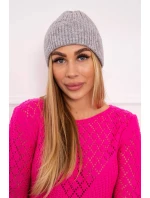 Tenká čiapka Wioletta K251 svetlo šedá