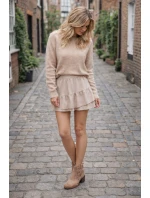 Odkryté Kožené Kovářské Dámské Boty na Podpatku S.Barski HY61-8012 Hnědé Odkryté Kožené Kovářské Dámské Boty na Podpatku S.Barski HY61-8012 Hnědé