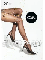 Strieborné spoločenské pančuchy wz.12 - Gatta