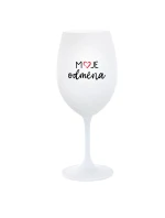 MOJE ODMĚNA - bílá  sklenice na víno 350 ml