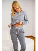 Dámske pyžamo 5247 tmavosivé - Doctornap