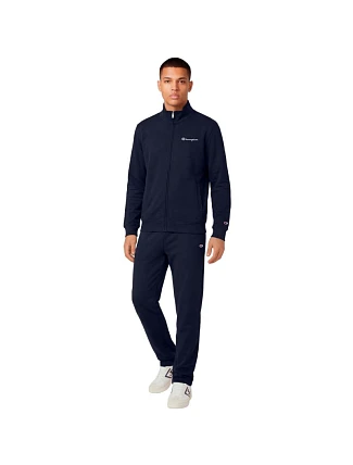 Champion pánska tepláková súprava na zips tmavomodrá 222248 BS501
