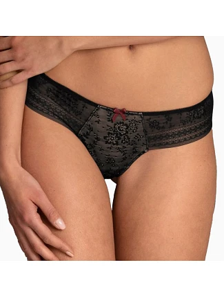 Tanga Fleur 1354 black - RosaFaia Tanga Fleur 1354 black - RosaFaia