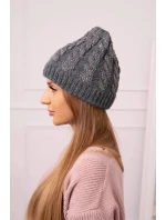 Dámska čiapka Kalina K362 dark grey