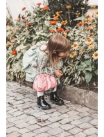 Dziecięce Lakierowane Ocieplane Botki Czarne Porky