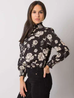 Blúzka DHJ BZ 8501.79 čierna a béžová