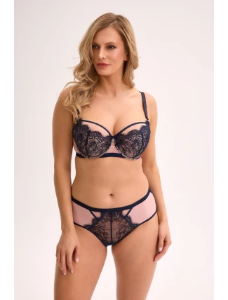 Polomäkká podprsenka Gaia BS 1273 Aina Navy blue-pink