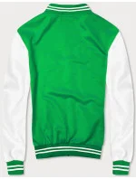 Zelená pánska baseballová mikina (8B1157-27)