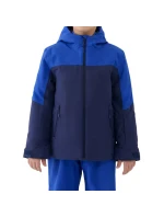 Chlapčenská lyžiarska bunda 4F M0821 navy blue 4FJWAW25TTJAM0821 31S