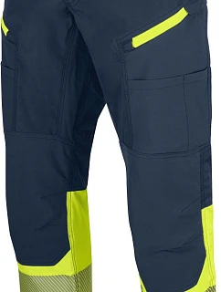ProJob 6528 Waistpants Stretch (44-60) Elastické bezpečnostné nohavice 64.528M žlté/námornícka modrá