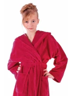 Detský župan Tampa s kapucňou 9149 ruby - Vestis