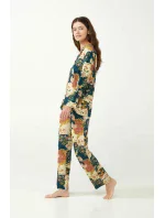 Vamp - Kvetinové pyžamo s gombíkmi 21074 - Vamp