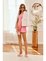 Zdobione Szpilki Z Odkrytą Piętą I Kokardką Różowe Nilandriela