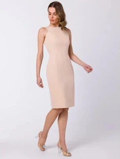 Dámske šaty S342 Beige - Stylove