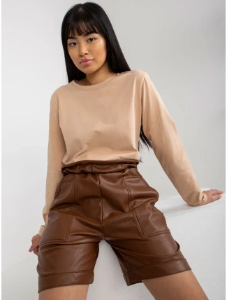 Šortky VI SN 155.65P hnedá