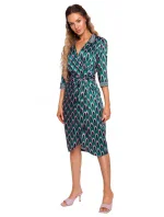 Dámske zavinovacie šaty M668 - Moe