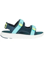 Detské športové sandále Evolve Jr 390449 02 Tmavomodré so svetlomodrou a žltou - Puma