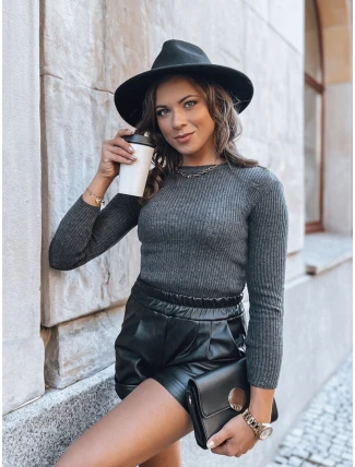 AURINA dámsky sveter tmavosivý FashionStreet MY1394 AURINA dámsky sveter tmavosivý FashionStreet MY1394