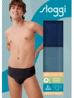 Pánske nohavičky GO Smooth Brief C2P - UNKNOWN - modré V003 - SLOGGI