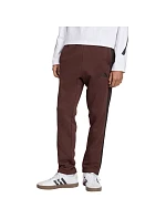 Pánske tričko adidas Essentials 3-Stripes Fleece Brown JX0713 Pánske tričko adidas Essentials 3-Stripes Fleece Brown JX0713