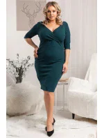 Dámske šaty U340 zelené - Karko Dámske šaty U340 zelené - Karko