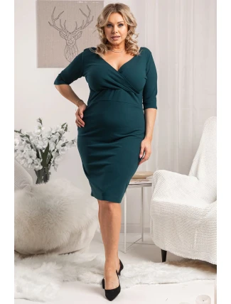 Dámske šaty U340 zelené - Karko Dámske šaty U340 zelené - Karko