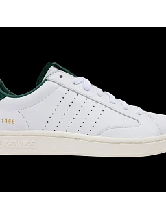 Tenisky K-swiss LOZAN KLUB LTH WHITE/POSY GREEN/SNOW WHITE-M (07263-130-M)