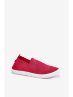 Damskie Tenisówki Slip-on Big Star FF274A605 Fuksja