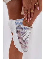 Sneakersy Damskie Z Szydełkową Cholewką Multikolor Jelhiris