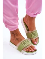 Damskie Sportowe Klapki Zielone Sunrise