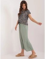 Nohavice D73761Z62237B khaki Nohavice D73761Z62237B khaki