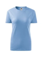 Klasické nové dámske tričko sky blue