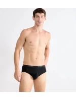 Pánske nohavičky Basic Midi 2P - BLACK - black 0004 - SLOGGI Pánske nohavičky Basic Midi 2P - BLACK - black 0004 - SLOGGI