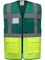 Yoko HVW 801 Hi-Vis multifunkčná vesta 79.W801 paramedic green/hi vis yellow Yoko HVW 801 Hi-Vis multifunkčná vesta 79.W801 paramedic green/hi vis yellow