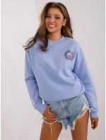 Mikina D10600T02568D svetlo modrá Mikina D10600T02568D svetlo modrá