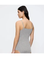 Beauty Layers Špagetový top z vlny - MEDIUM GREY MELANGE - TRIUMPH MEDIUM GREY MELANGE - TRIUMPH
