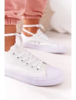 Damskie Klasyczne Trampki Białe Omerta