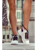 Damskie Wsuwane Sportowe Buty Sneakersy Białe Klayra