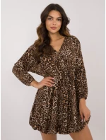 Šaty DHJ SK 19861 2.02 čierno-béžové Šaty DHJ SK 19861 2.02 čierno-béžové