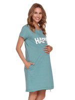 Dámska tehotenská nočná košeľa TCB.9504 zelená - Lekár Nap
