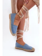 Espadrilky B-727 modré - Krok vo veľkom štýle