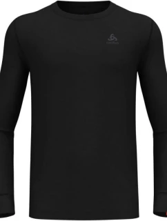 Odlo BL TOP Tričko s výstrihom l/s MERINO 200 veľkosť M Black