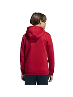 Detská mikina adidas Entrada 26 Full Zip Hoodie červená KH1781