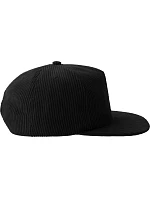 Atlantis Headwear Severny 5-panelová manšestrová čiapka s výložkou 33.0307 čierna Atlantis Headwear Severny 5-panelová manšestrová čiapka s výložkou 33.0307 čierna