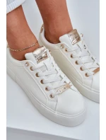 Damskie Sneakersy Big Star NN274211 Białe