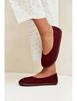 Dámske balerínky typu barefoot v bordovej farbe Hollin Dámske balerínky typu barefoot v bordovej farbe Hollin
