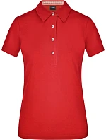 Daiber JN 969 Dámske piqué polo „Plain“ 02.0969 červená/červená/biela Daiber JN 969 Dámske piqué polo „Plain“ 02.0969 červená/červená/biela